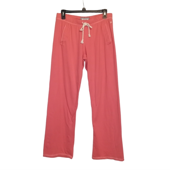 Aerie women's drawstring cotton lounge pants coral Size Medium - Picture 6 of 6